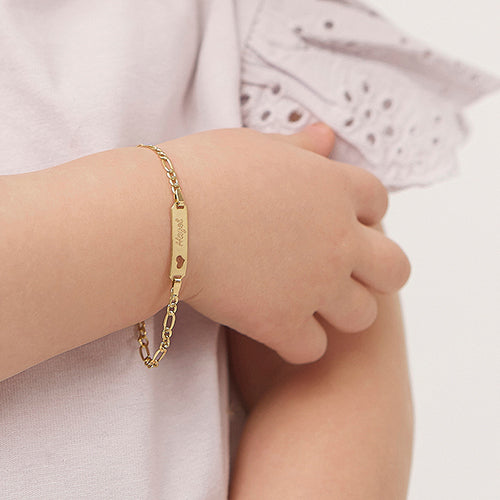 18k Gold-Plated Baby Name Bracelet