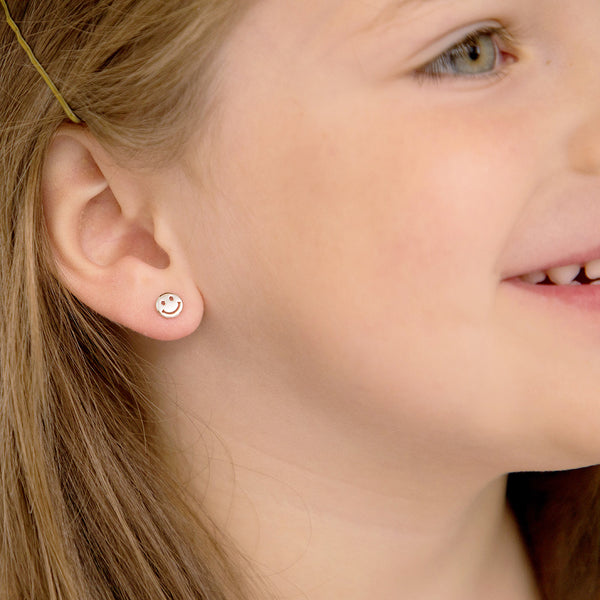 Child's 14K Gold Screwback Bubble Earring Backs (2 pieces)