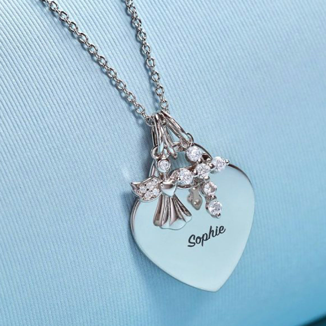 Tiffany & Co - Tiffany & Co Heart Pendant with Key on Designer Wardrobe