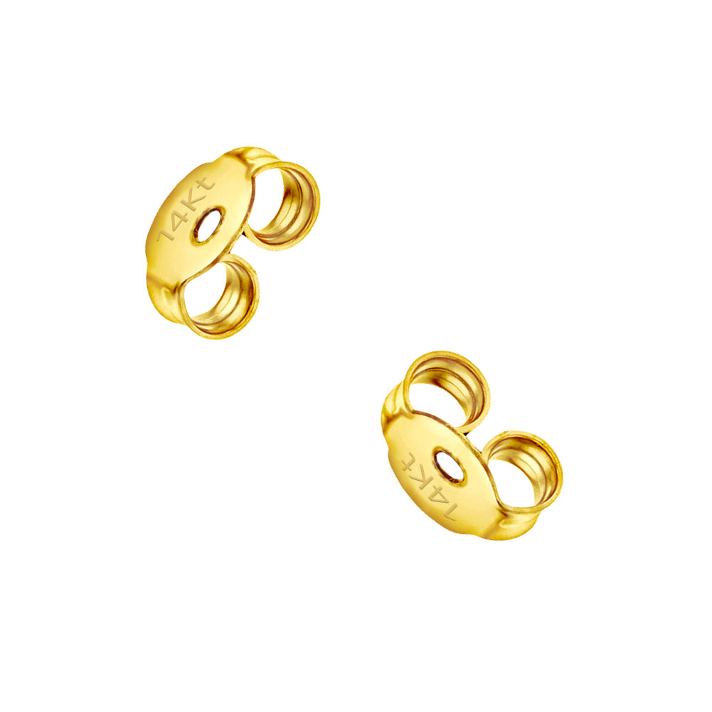 Replacement Standard Backs (2pcs) - 14k Yellow Gold