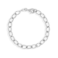 5-6" Classic Link Bracelet Base Kids / Children's / Girls Bracelet - Sterling Silver