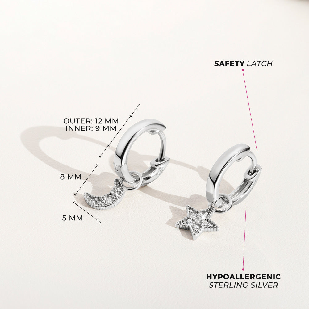 Amazon.com: TRUMIUM Cross Earrings for Men Women 925 Sterling Silver  Hypoallergenic Gold Stud Earrings White Cubic Zirconia Cz Dangle Earrings:  Clothing, Shoes & Jewelry