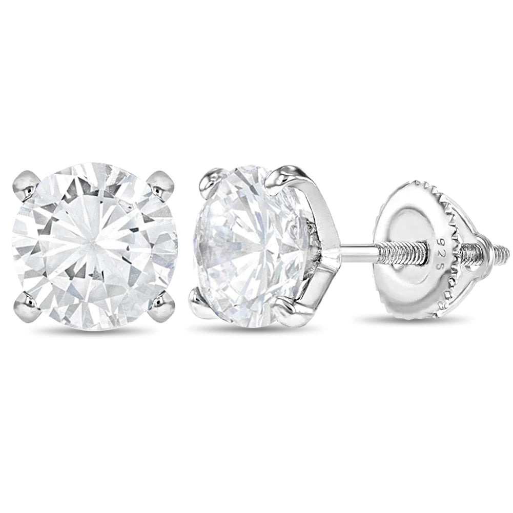 925 Sterling Silver Elegant Water Drop Diamond Earrings Women Mom Present  Gift