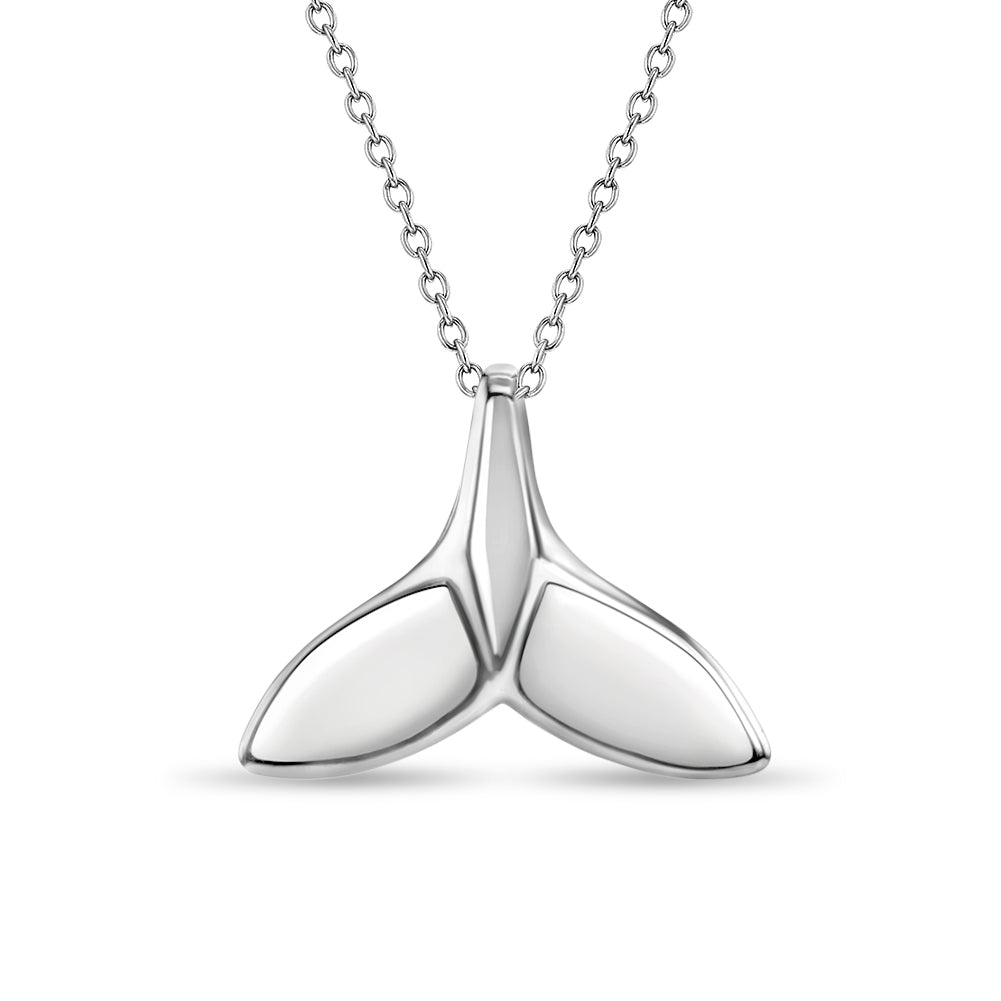 Whale Women's Pendant/Necklace - Sterling Silver