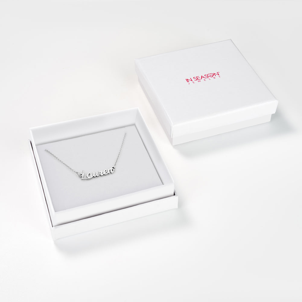 Bliss Custom Name Women's Necklace - Sterling Silver