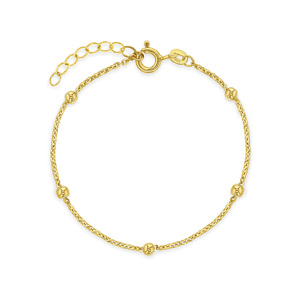 Newborn Baby Children's Boys Girls Mom's Dad's Bracelet 14K Gold Fille –  primejewelry269