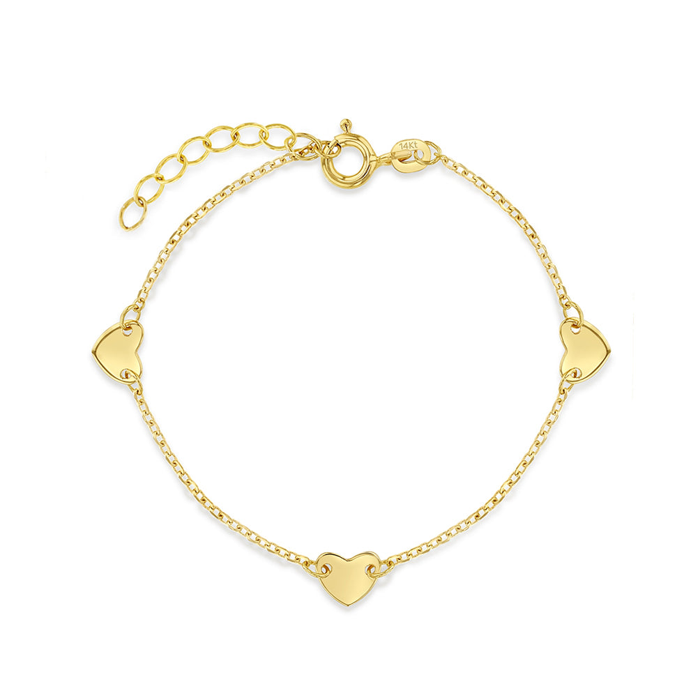 Charms Bracelet Gold / 8
