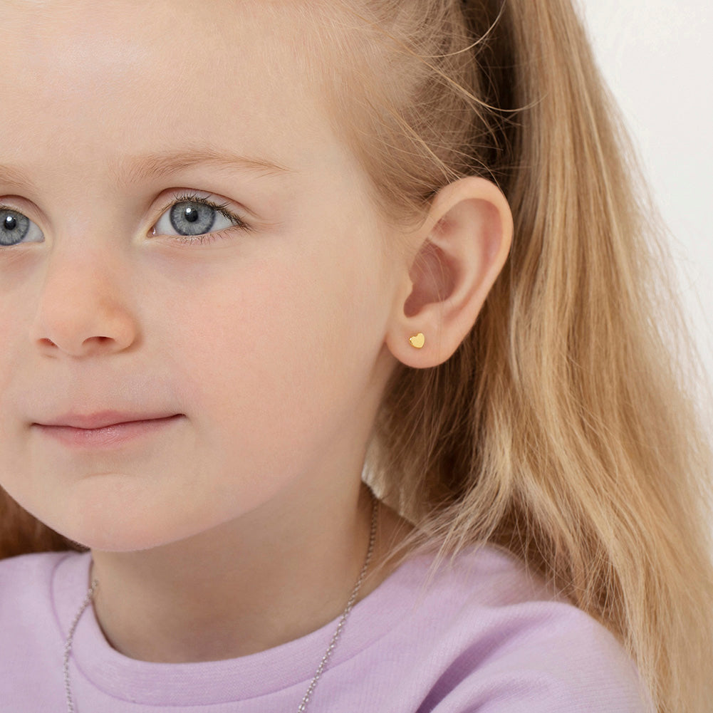 Children's 14k Gold Screw Back Earrings | TinyBlessings.com