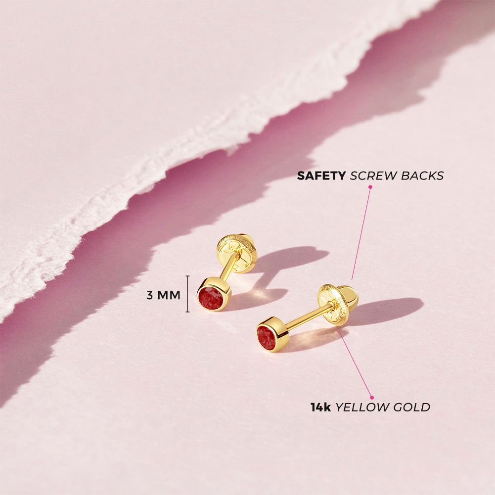 Safety Screw Back Earrings – Baby Jewels