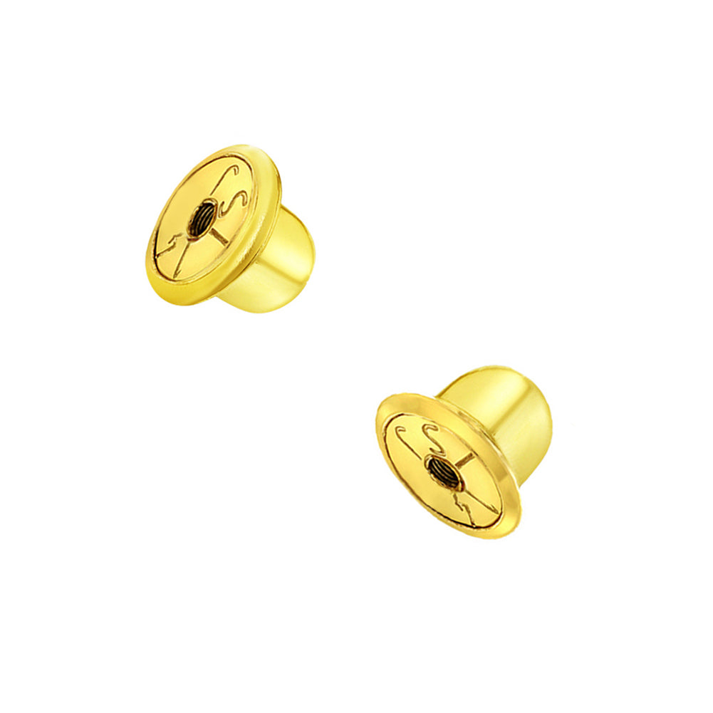 14K Yellow Gold Earring Backs